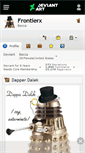 Mobile Screenshot of frontierx.deviantart.com