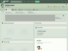 Tablet Screenshot of chibikoreaplz.deviantart.com