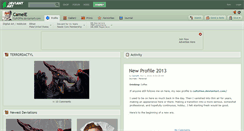 Desktop Screenshot of camele.deviantart.com