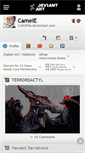 Mobile Screenshot of camele.deviantart.com