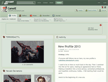Tablet Screenshot of camele.deviantart.com