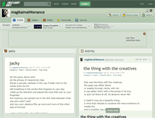 Tablet Screenshot of magikalmaintenance.deviantart.com