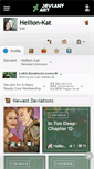 Mobile Screenshot of hellion-kat.deviantart.com