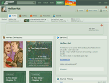 Tablet Screenshot of hellion-kat.deviantart.com