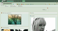 Desktop Screenshot of p-parentaladvisory.deviantart.com