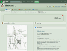 Tablet Screenshot of jakette-lost.deviantart.com