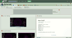 Desktop Screenshot of blazing-angel.deviantart.com