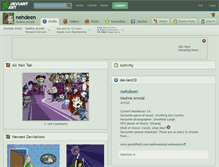 Tablet Screenshot of nehdeen.deviantart.com