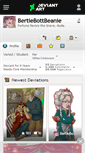 Mobile Screenshot of bertiebottbeanie.deviantart.com