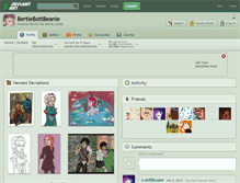 Tablet Screenshot of bertiebottbeanie.deviantart.com