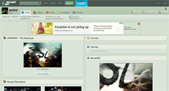 Desktop Screenshot of anchel.deviantart.com