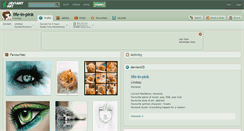 Desktop Screenshot of life-in-pink.deviantart.com