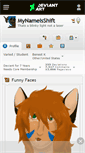 Mobile Screenshot of mynameisshift.deviantart.com