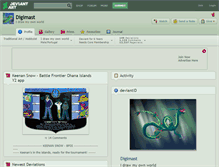 Tablet Screenshot of digimast.deviantart.com