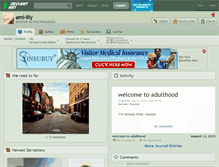 Tablet Screenshot of ami-lily.deviantart.com