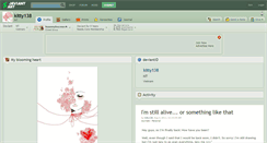 Desktop Screenshot of kitty138.deviantart.com