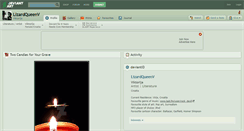 Desktop Screenshot of lizardqueenv.deviantart.com