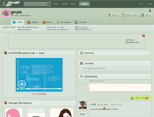 Tablet Screenshot of genjek.deviantart.com