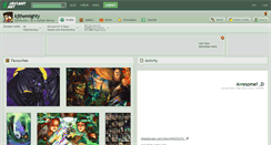 Desktop Screenshot of kjthemighty.deviantart.com