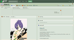 Desktop Screenshot of iichan-03.deviantart.com