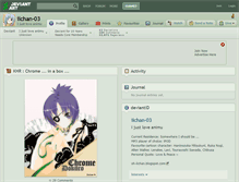 Tablet Screenshot of iichan-03.deviantart.com