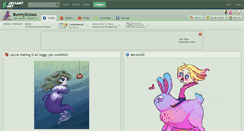 Desktop Screenshot of bunnylicious.deviantart.com