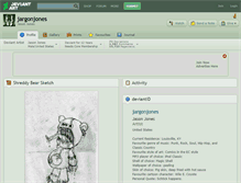 Tablet Screenshot of jargonjones.deviantart.com
