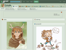Tablet Screenshot of fyrecalla.deviantart.com
