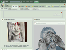Tablet Screenshot of evilrj.deviantart.com