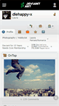 Mobile Screenshot of diehappy-x.deviantart.com