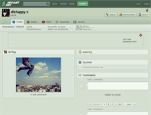 Tablet Screenshot of diehappy-x.deviantart.com