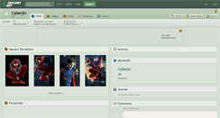 Desktop Screenshot of cyberjin.deviantart.com