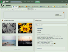 Tablet Screenshot of carinutz.deviantart.com
