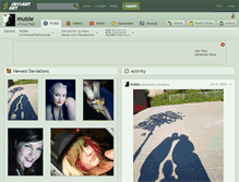 Tablet Screenshot of muisie.deviantart.com