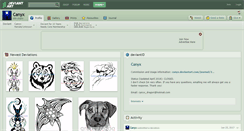 Desktop Screenshot of canyx.deviantart.com