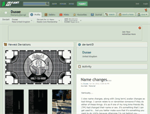 Tablet Screenshot of duoae.deviantart.com