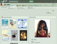 Tablet Screenshot of nin--chan.deviantart.com