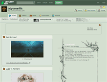 Tablet Screenshot of lady-amarillis.deviantart.com