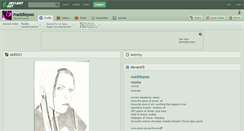 Desktop Screenshot of maddiepoo.deviantart.com