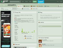 Tablet Screenshot of animeamv.deviantart.com