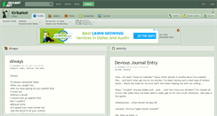 Desktop Screenshot of kirikanoir.deviantart.com