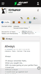 Mobile Screenshot of kirikanoir.deviantart.com