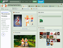 Tablet Screenshot of animalympicsclub.deviantart.com