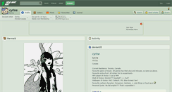 Desktop Screenshot of cyrine.deviantart.com