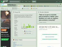 Tablet Screenshot of esliteratura.deviantart.com