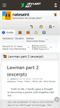 Mobile Screenshot of natesaint.deviantart.com