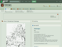 Tablet Screenshot of kiadesignz.deviantart.com