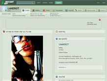 Tablet Screenshot of lameriot.deviantart.com
