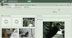Desktop Screenshot of halfaed.deviantart.com