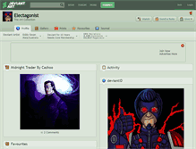 Tablet Screenshot of electagonist.deviantart.com